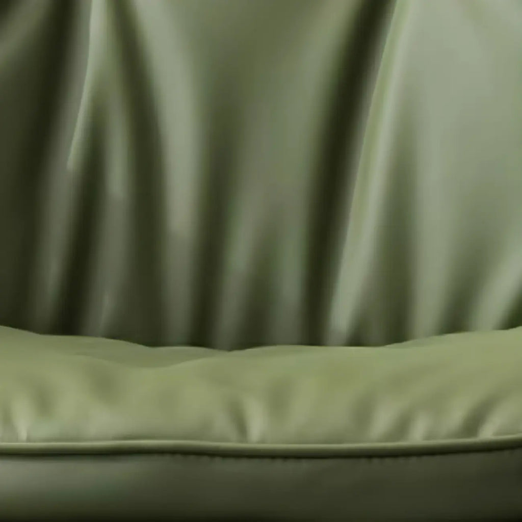 Gold Base Tufted Leather Adjustable Office Chair