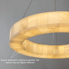 Mid-century Modern Onyx Ring Chandelier
