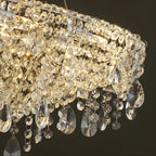 Luxury Crystal 16-Light Island Pendant Light for Kitchen
