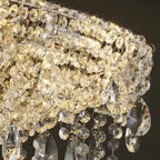 Luxury Crystal 16-Light Island Pendant Light for Kitchen