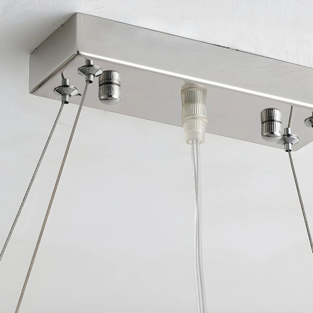 Luxury Crystal 16-Light Island Pendant Light for Kitchen