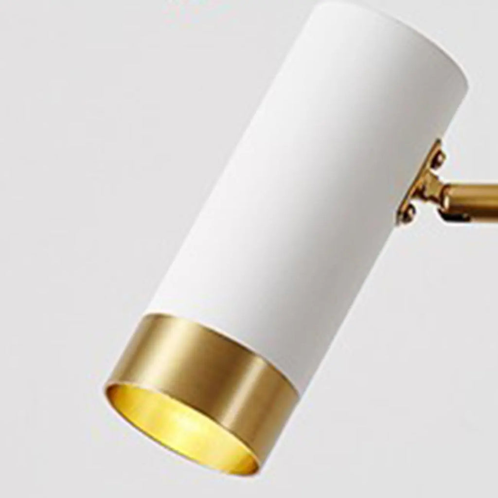 Modern Bedside Swing Arm Wall Light with Iron Shade