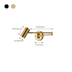 Modern Bedside Swing Arm Wall Light with Iron Shade