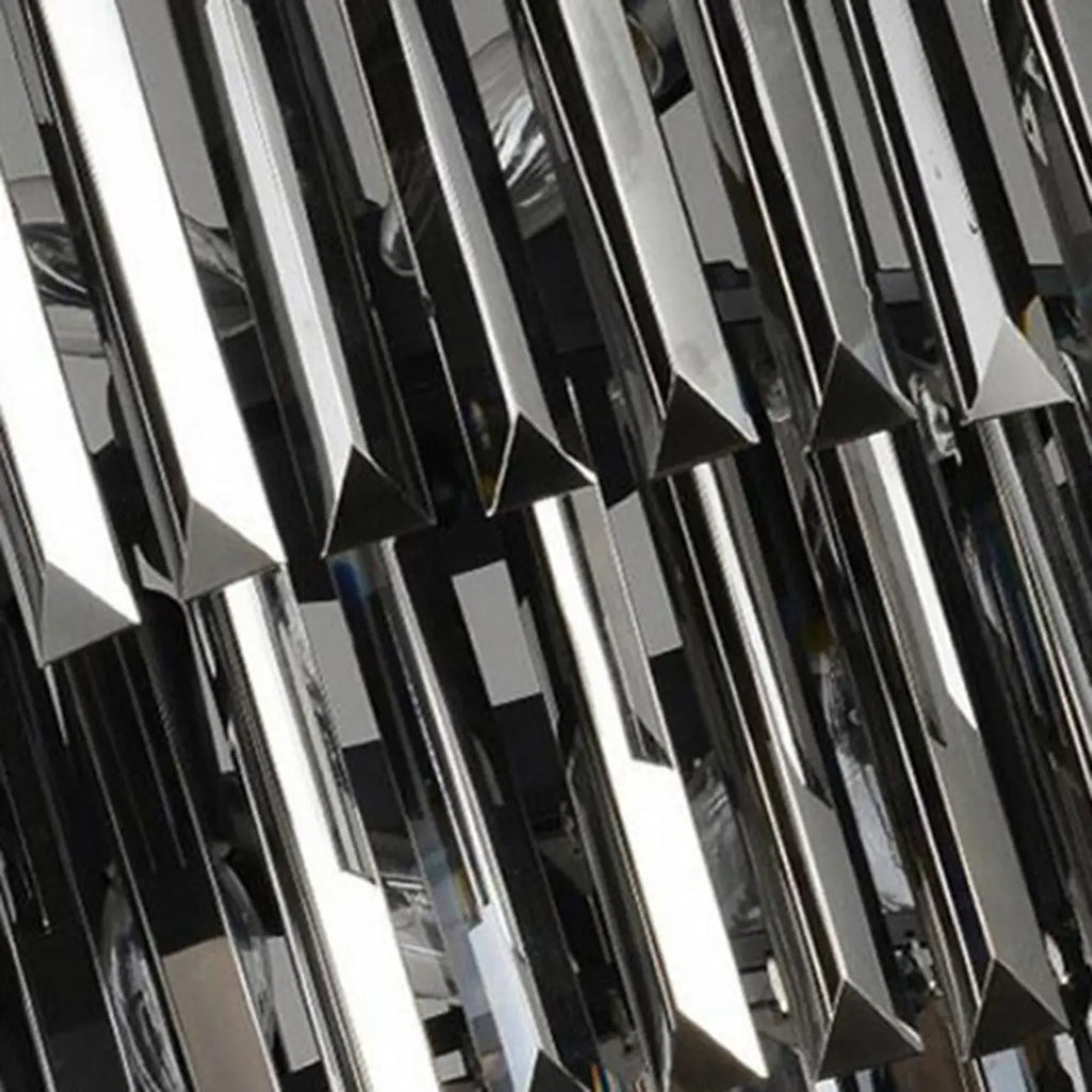 Modern 2-Tier Crystal Island Pendant Lighting for Kitchen