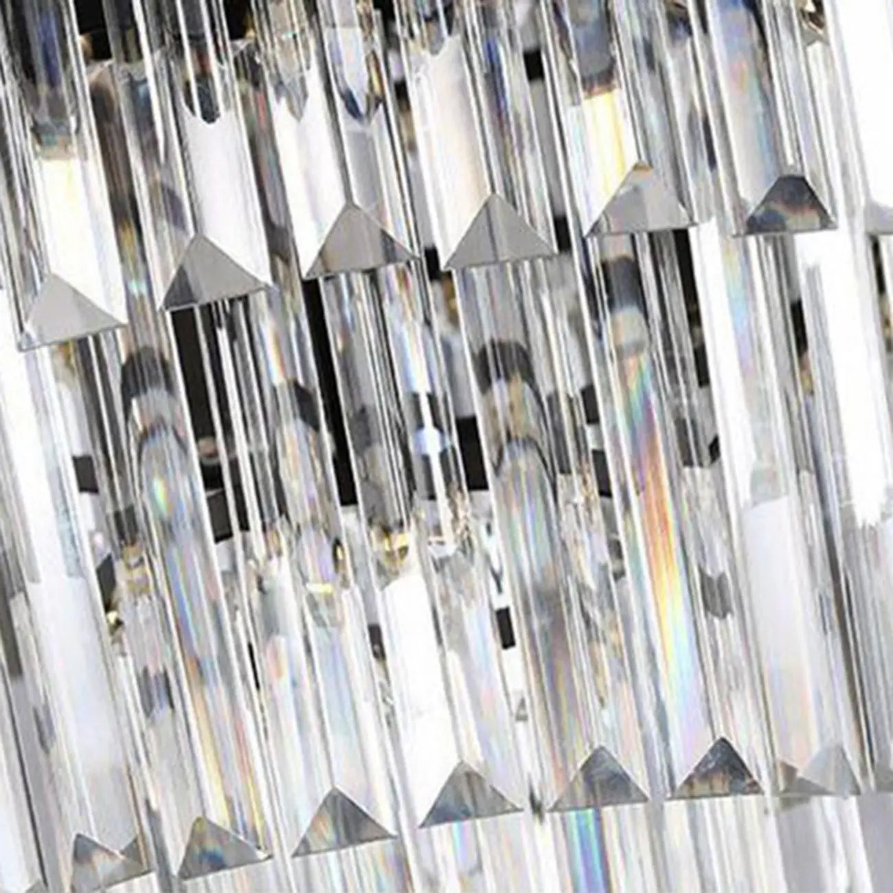 Modern 2-Tier Crystal Island Pendant Lighting for Kitchen