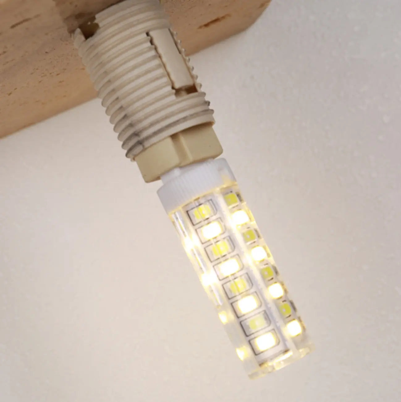 Modern Beige Stone Warm Light Wall Sconce