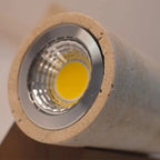 Minimalist Beige Stone Geometric Adjustable Wall Sconce