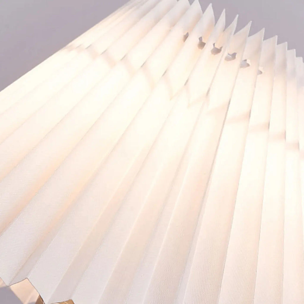 Classic Fabric Pleated Cone Shade Wall Sconce