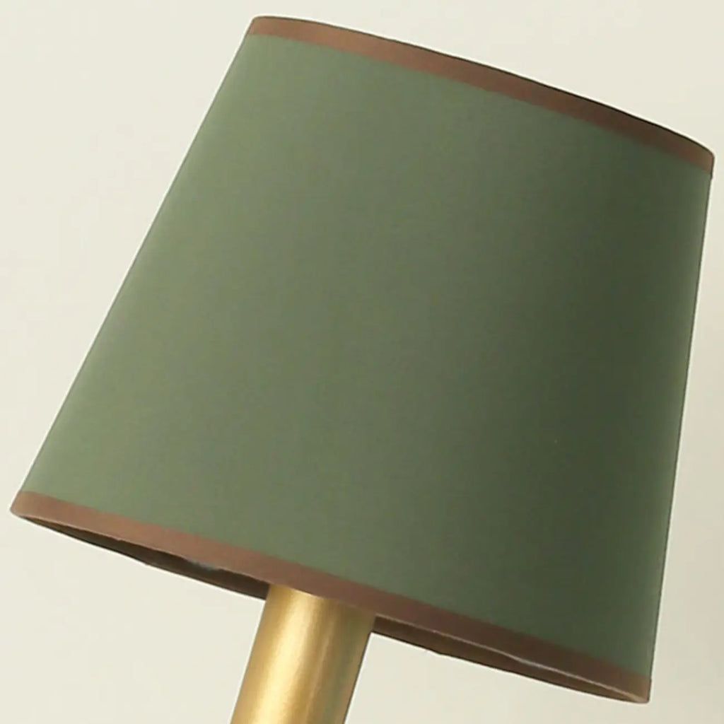 Vintage Brass Fabric Shade Wall Sconce