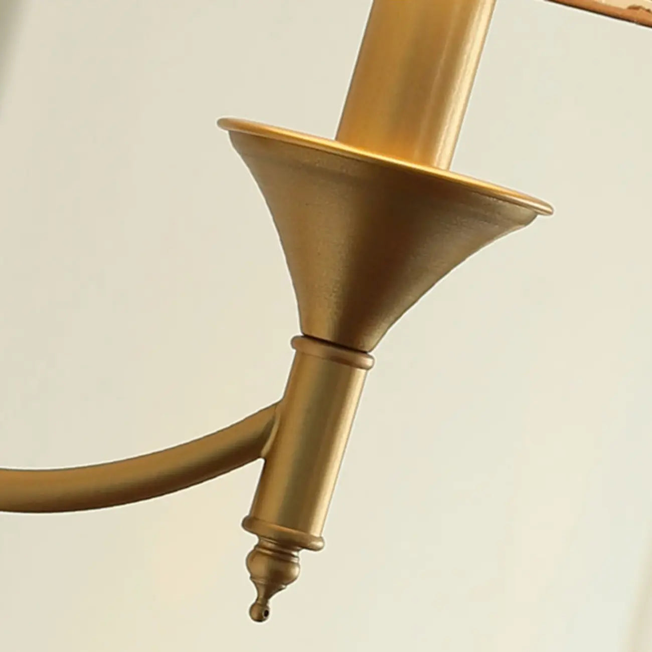 Vintage Brass Fabric Shade Wall Sconce