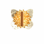 Dimmable Crystal Butterfly Wall Sconce for Bedroom Decor