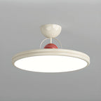 Dimmable Circle Semi-Flush LED Ceiling Light for Bedroom