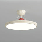 Dimmable Circle Semi-Flush LED Ceiling Light for Bedroom