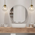 Modern Gold Globe Glass Wall Vanity Light for Bathroom