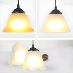 Modern Frosted Glass Adjustable Island Pendant Light for Kitchen