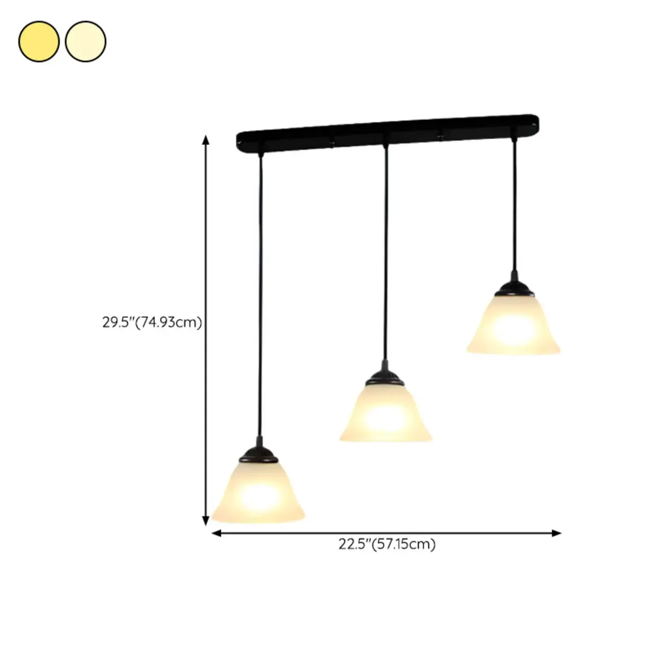 Modern Frosted Glass Adjustable Island Pendant Light for Kitchen