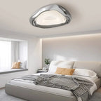 Stylish Chrome Irregular Dimmable LED Flush Mount Ceiling Light