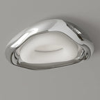 Stylish Chrome Irregular Dimmable LED Flush Mount Ceiling Light