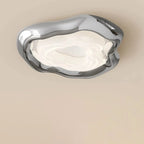 Stylish Chrome Irregular Dimmable LED Flush Mount Ceiling Light