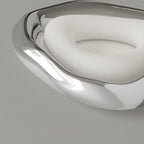 Stylish Chrome Irregular Dimmable LED Flush Mount Ceiling Light