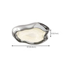 Stylish Chrome Irregular Dimmable LED Flush Mount Ceiling Light