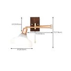 Elegant Swing Arm Wall Mount Light with Pull Chain Switch