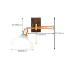 Elegant Swing Arm Wall Mount Light with Pull Chain Switch