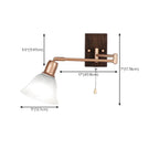 Elegant Swing Arm Wall Mount Light with Pull Chain Switch