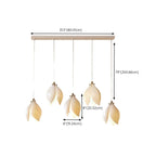 Modish Ceramic Flower Island Pendant Light for Kitchen
