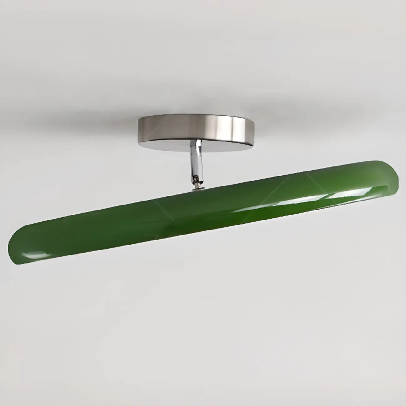 Modern Dimmable Circular LED Semi-Flush Ceiling Light