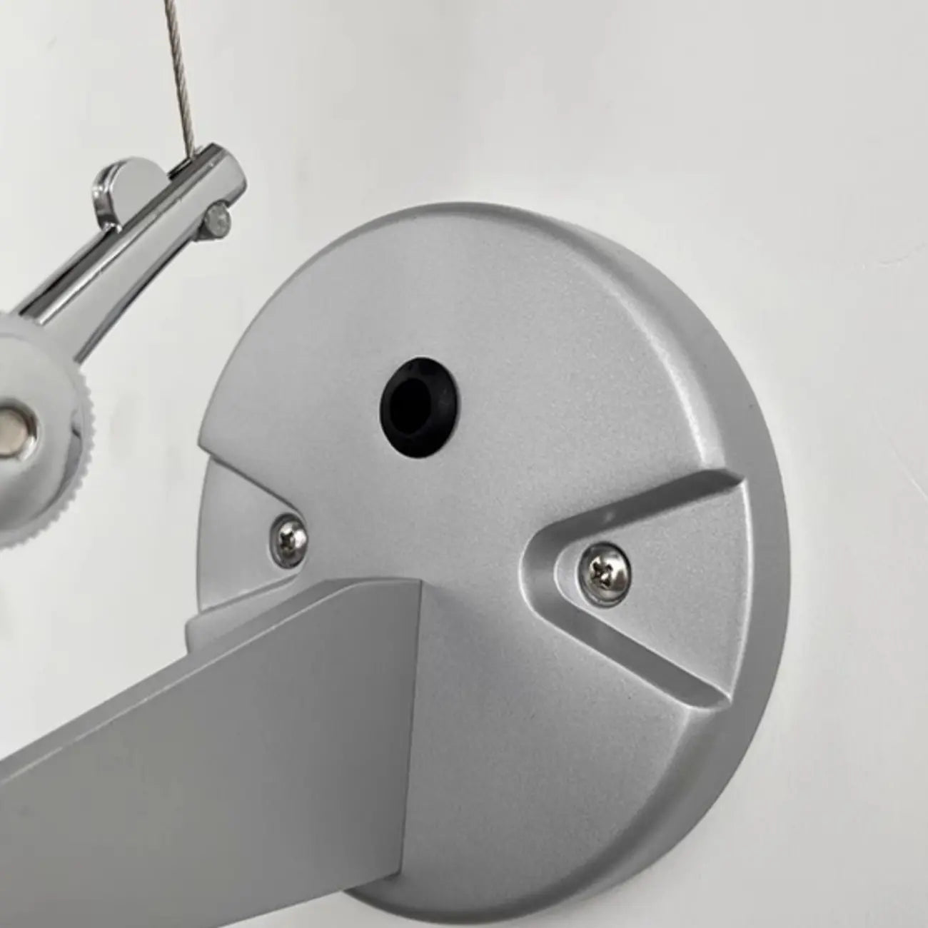 Adjustable Fabric Swing Arm Metal Wall Light for Bedroom