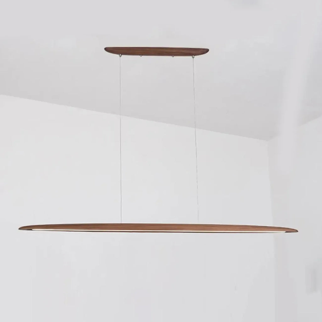 Modern Dimmable LED Adjustable Wood Island Pendant Light