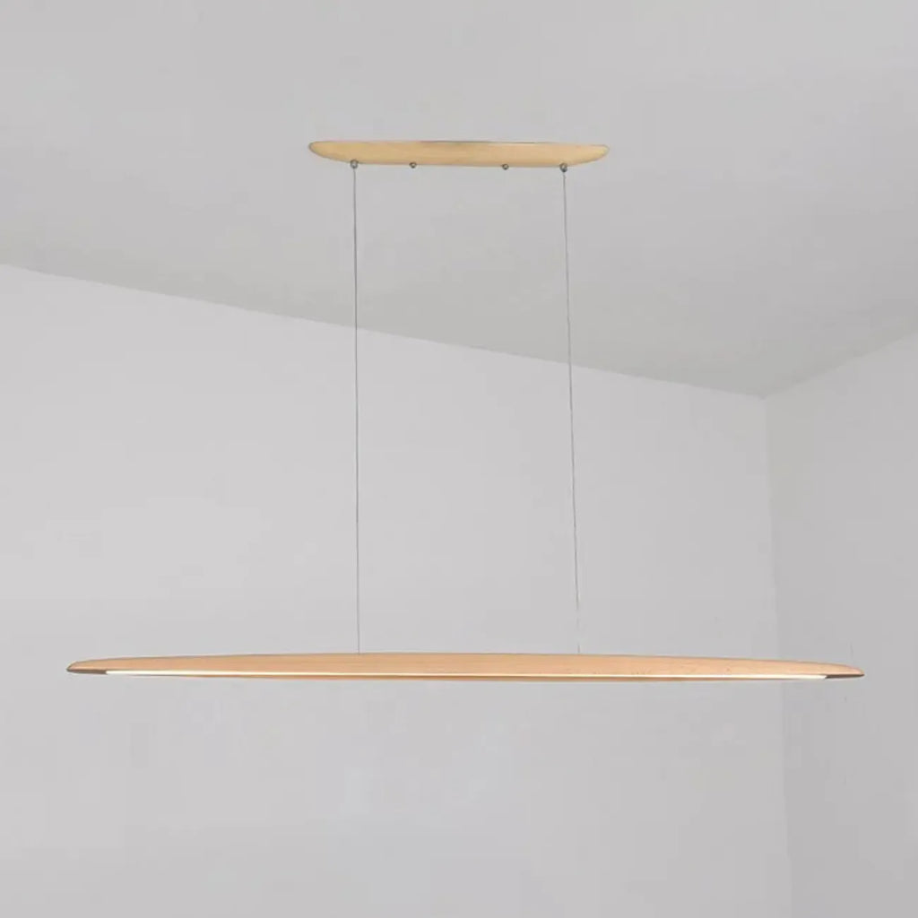 Modern Dimmable LED Adjustable Wood Island Pendant Light