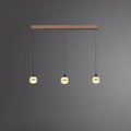 Modern Gold Glass 3-Light Adjustable Island Light