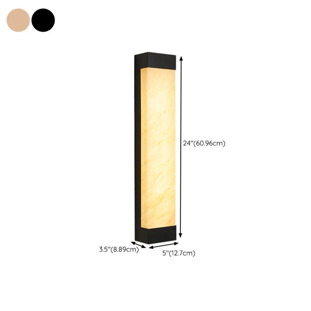 Contemporary Outdoor Plastic Beige LED Wall Sconce