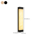 Contemporary Outdoor Plastic Beige LED Wall Sconce