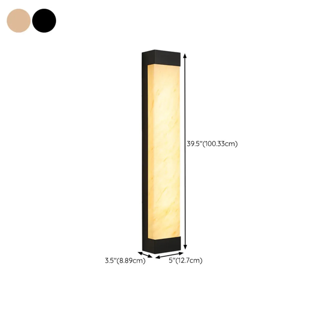 Contemporary Outdoor Plastic Beige LED Wall Sconce