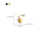 Modern 2-Light Wall Sconce with Dual Globe for Living Room