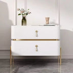 Modern Bedside Table with Sintered Stone Top