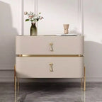 Modern Bedside Table with Sintered Stone Top