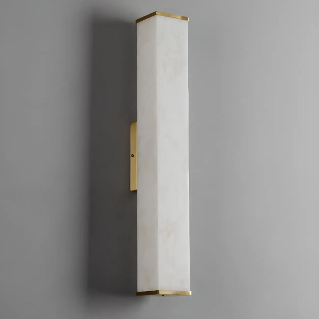 Modern Metallic Rectangular Tri Color Light Metal Wall Lght