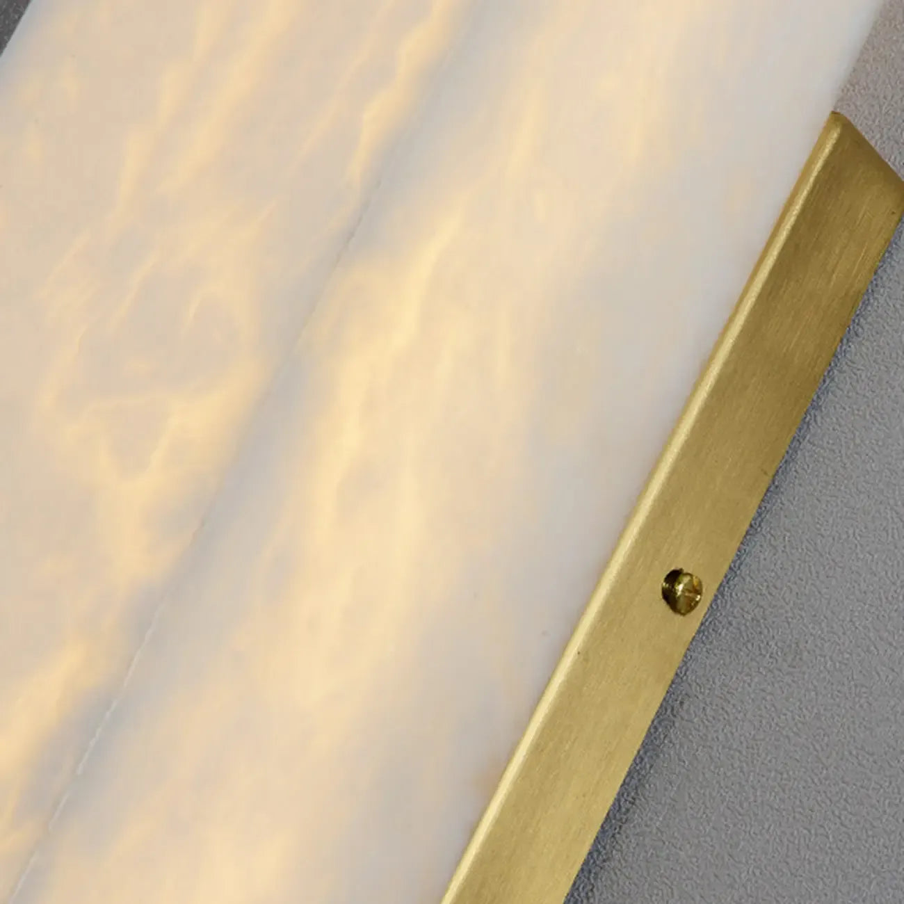 Modern Metallic Rectangular Tri Color Light Metal Wall Lght