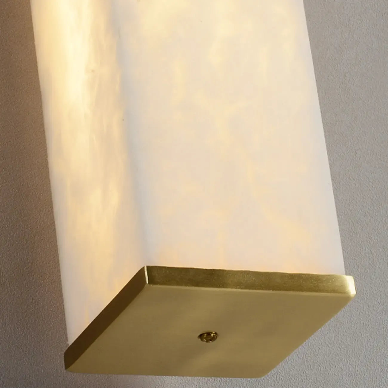 Modern Metallic Rectangular Tri Color Light Metal Wall Lght