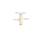 Modern Metallic Rectangular Tri Color Light Metal Wall Lght
