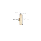 Modern Metallic Rectangular Tri Color Light Metal Wall Lght
