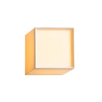 Ambient Cloth Shade Square Flush Mount Wall Sconce
