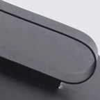 Black Metal Cylindrical Glass Post Cap Light