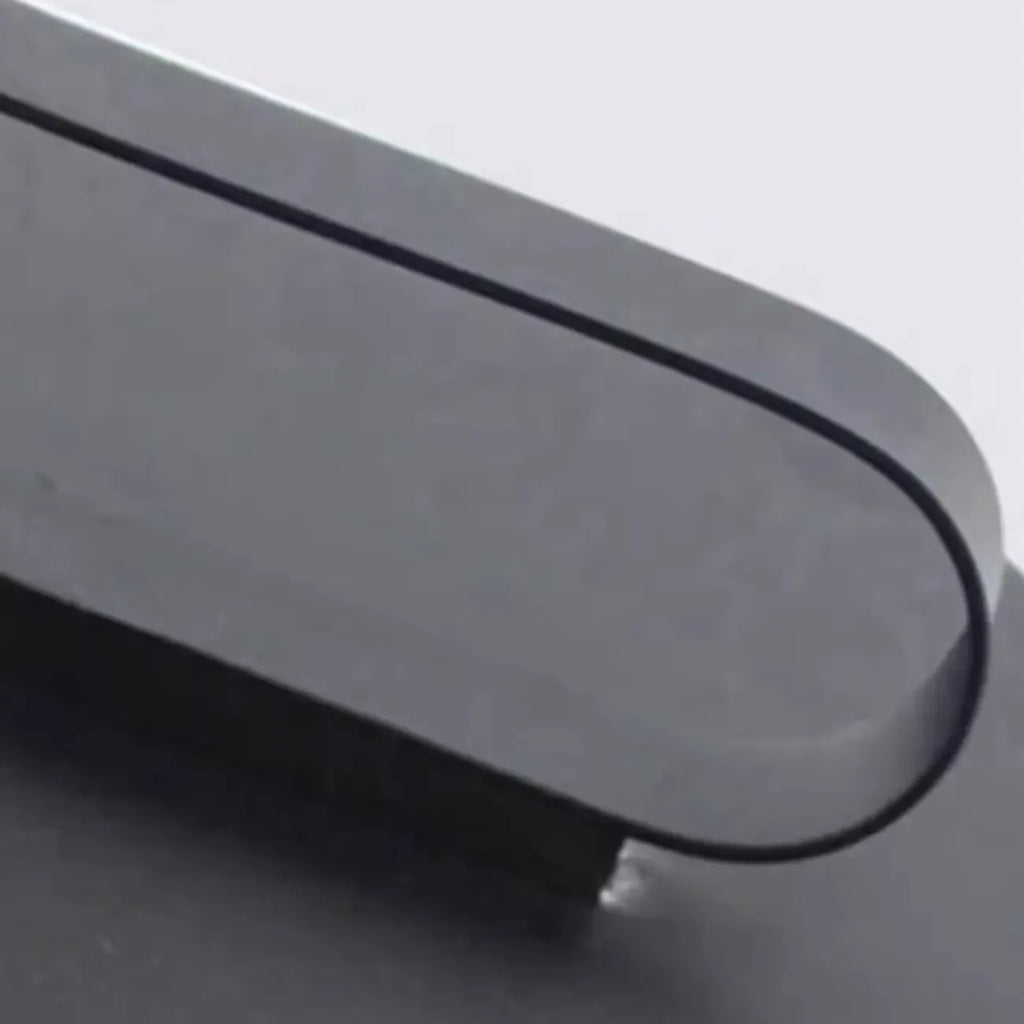 Black Metal Cylindrical Glass Post Cap Light