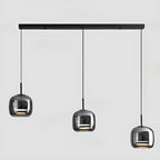 Dimmable Geometric Metal Glass LED Pendant Light