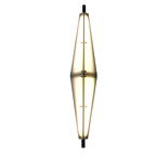 Modern Geometric White Acrylic LED Outdoor Wall Sconce